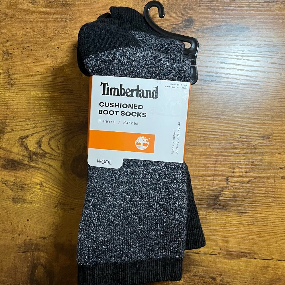 Timberland 4 Cushioned Boot Socks Men's